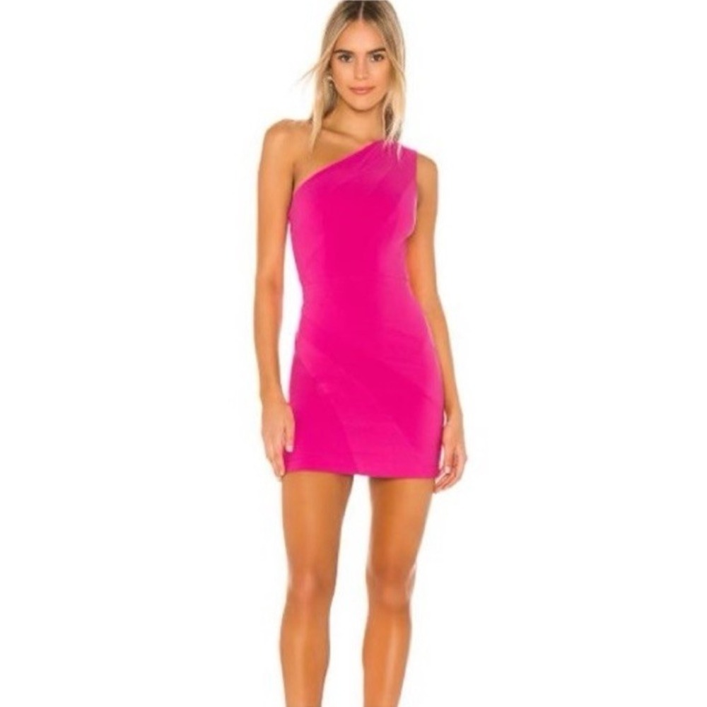 Michael Costello x REVOLVE Barbiecore Hot Pink‎ Ava Mini L Festival Vacation